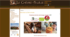 Desktop Screenshot of chevre-feuille.be